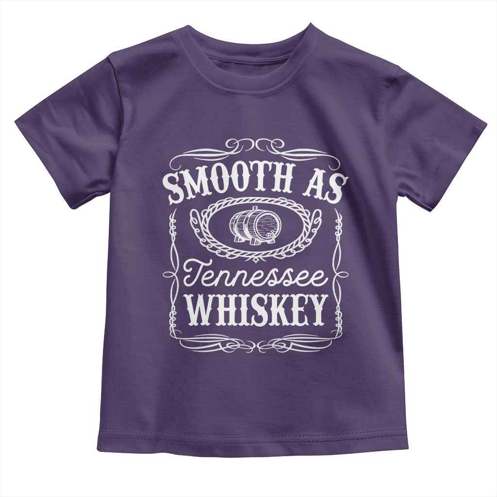 Smooth As Tennessee Whiskey Distillery Barrel Vintage Toddler T Shirt
