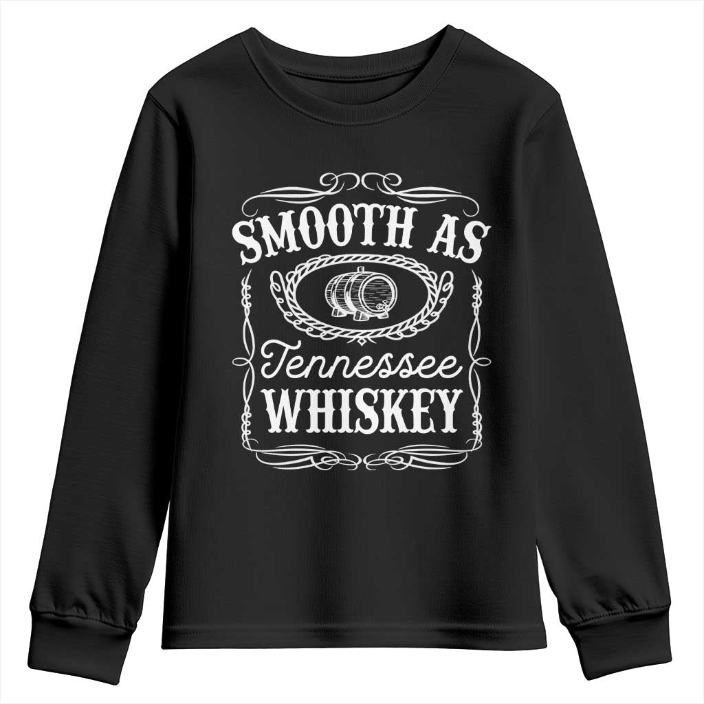 Smooth As Tennessee Whiskey Distillery Barrel Vintage Youth Sweatshirt