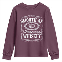 Smooth As Tennessee Whiskey Distillery Barrel Vintage Youth Sweatshirt