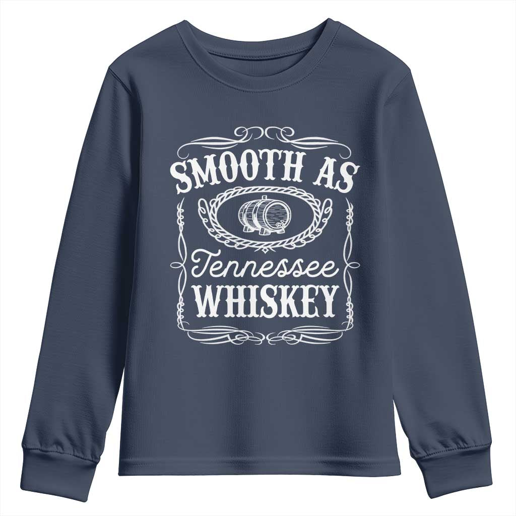 Smooth As Tennessee Whiskey Distillery Barrel Vintage Youth Sweatshirt