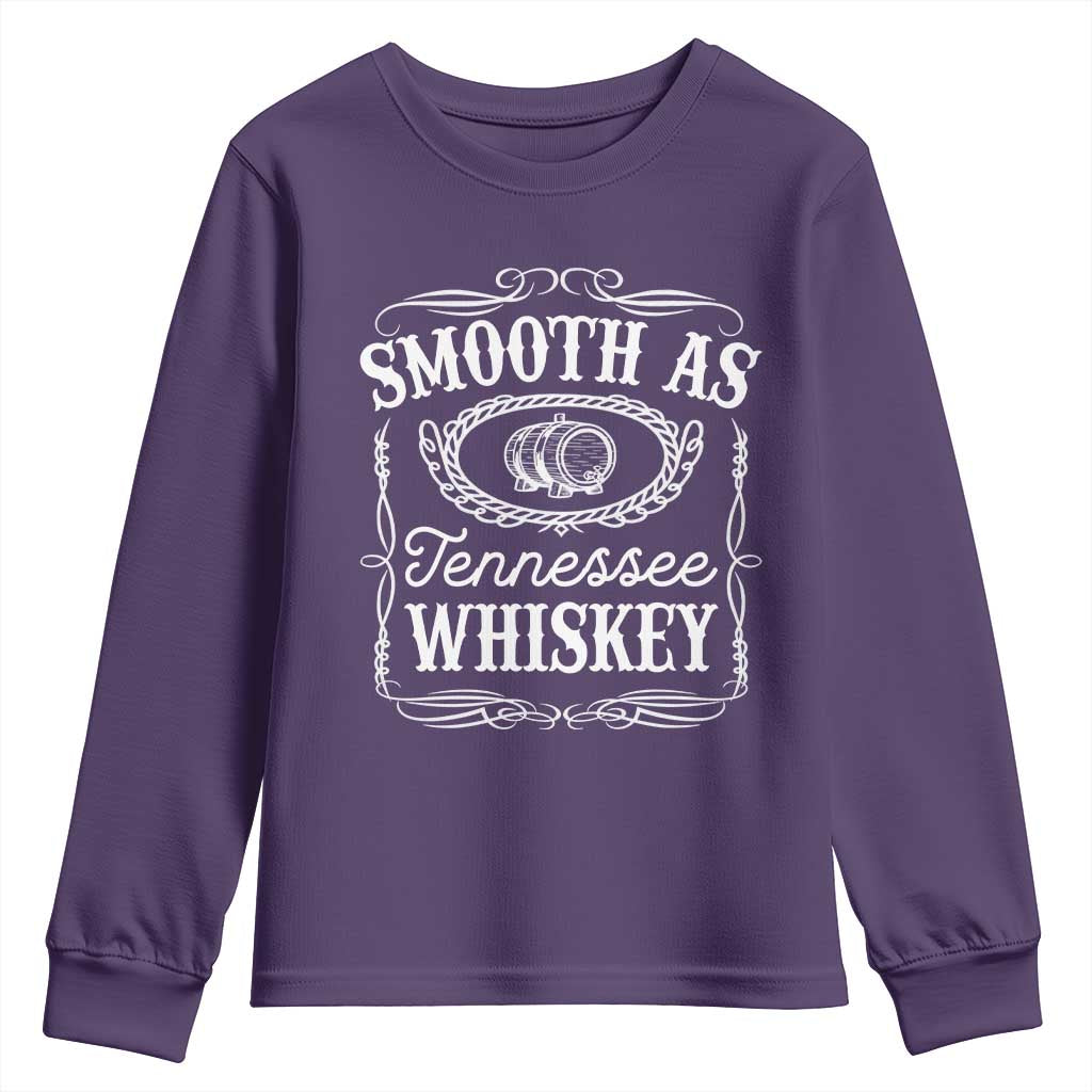 Smooth As Tennessee Whiskey Distillery Barrel Vintage Youth Sweatshirt