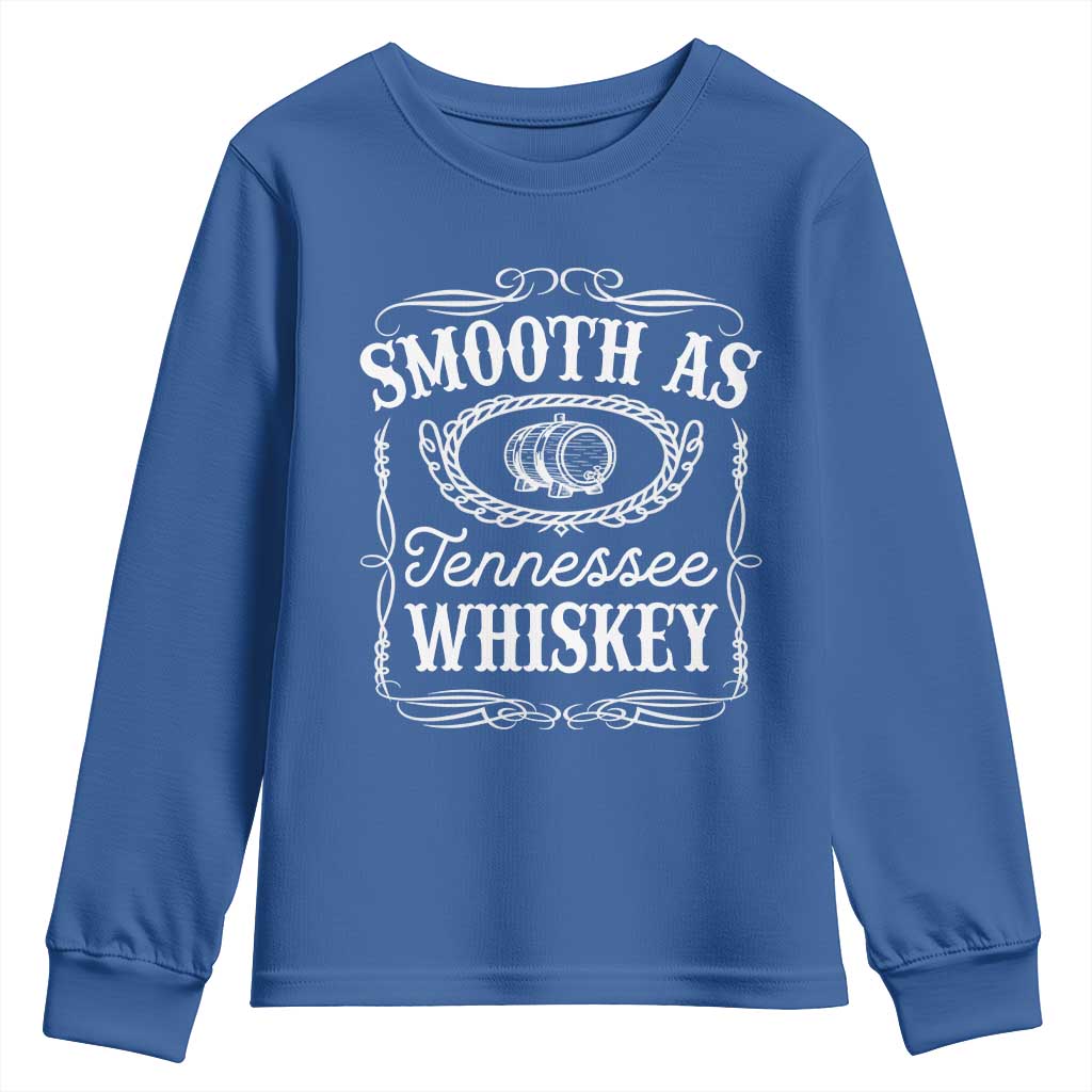 Smooth As Tennessee Whiskey Distillery Barrel Vintage Youth Sweatshirt