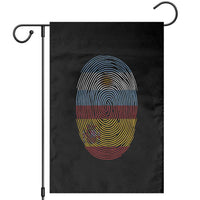 Argentina Spain Flag Fingerprint Graphic Garden Flag Dual Heritage Spanish Argetine Pride Match Day