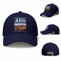 Retro ARG ESP Argentina Espana Flag Typography Graphic Baseball Cap Country Code Vintage Argentine Spainish Pride