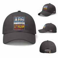 Retro ARG ESP Argentina Espana Flag Typography Graphic Baseball Cap Country Code Vintage Argentine Spainish Pride