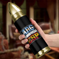 Retro ARG ESP Argentina Espana Flag Typography Graphic Bullet Tumbler Country Code Vintage Argentine Spainish Pride