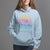 Baby Announcement Hoodie I've Got The Scoop Ice Cream Blue Pink Gender Reveal Baby Shower - Wonder Print Shop