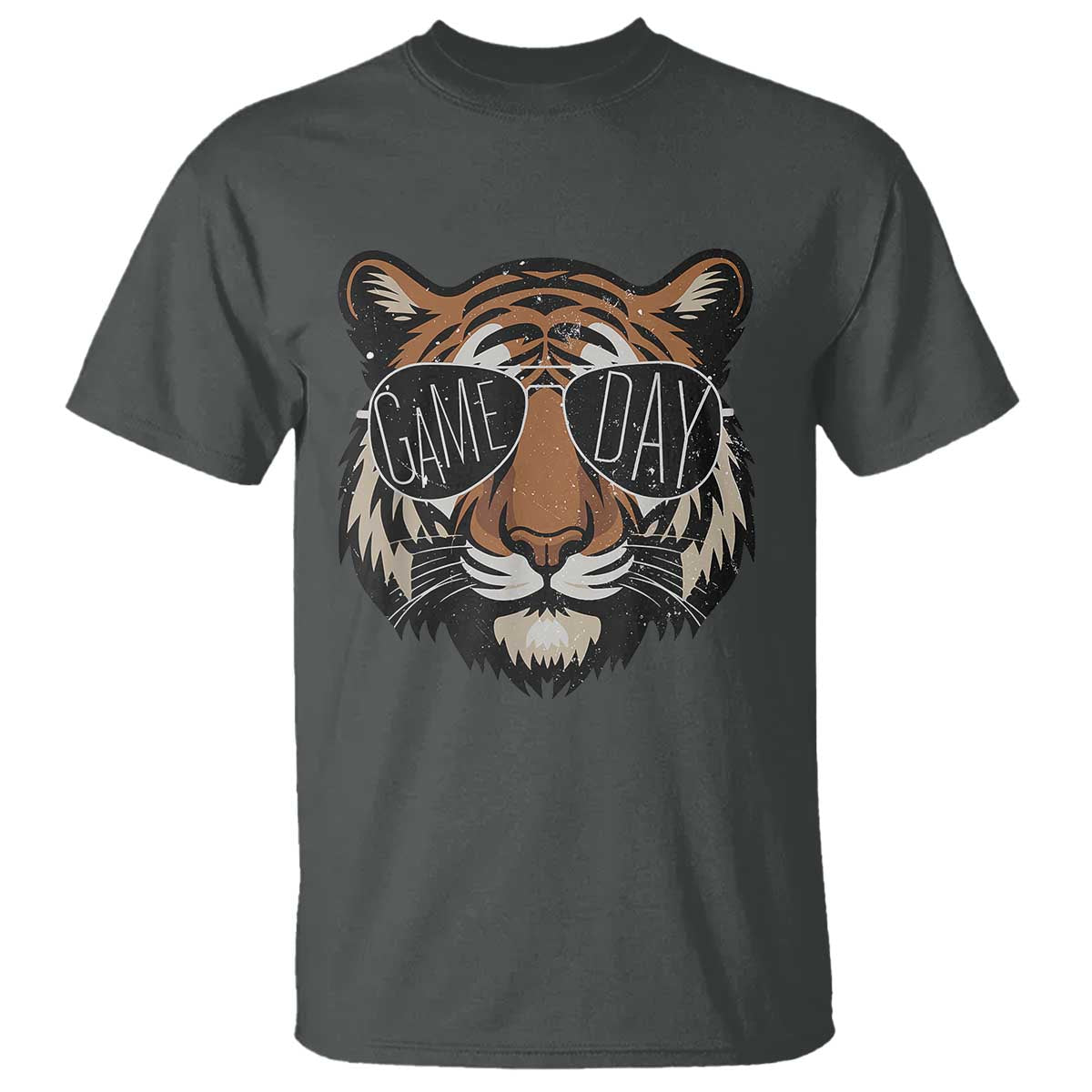 American Football Game Day T Shirt Touchdown Season Cool Tiger - Wonder Print Shop