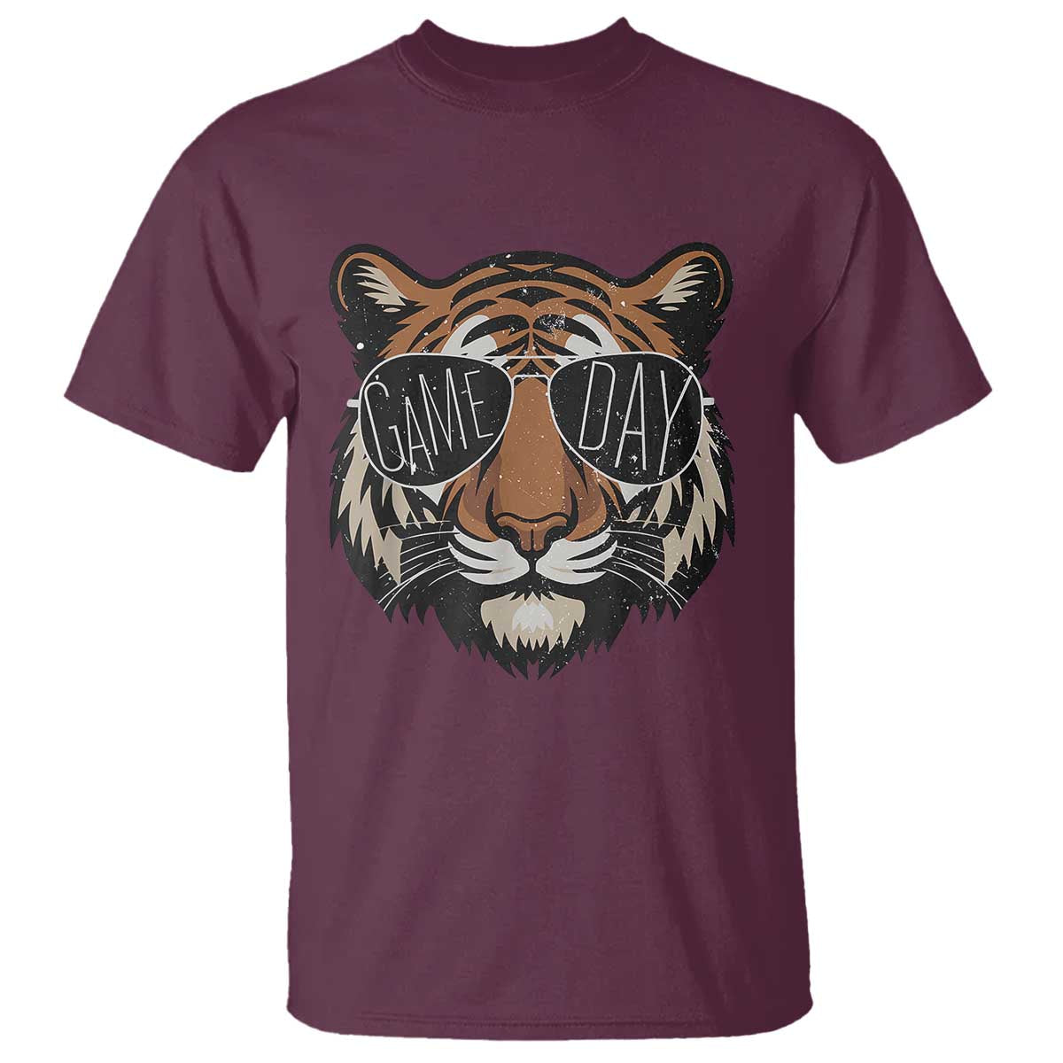 American Football Game Day T Shirt Touchdown Season Cool Tiger - Wonder Print Shop
