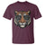 American Football Game Day T Shirt Touchdown Season Cool Tiger - Wonder Print Shop