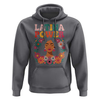 Latina Power Hoodie Floral Hispanic Heritage - Wonder Print Shop