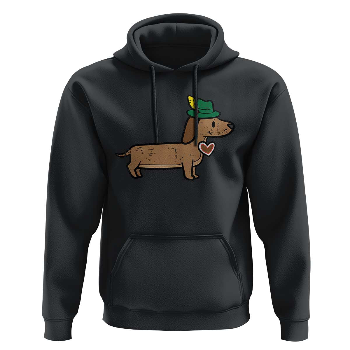 Oktoberfest Dachshund Hoodie Cute Sausage Dog German Munich - Wonder Print Shop
