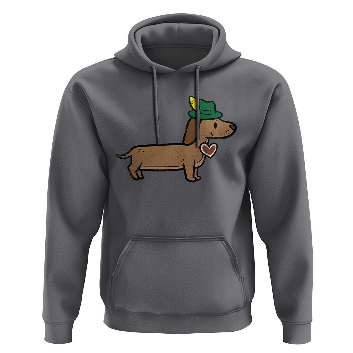 Oktoberfest Dachshund Hoodie Cute Sausage Dog German Munich - Wonder Print Shop