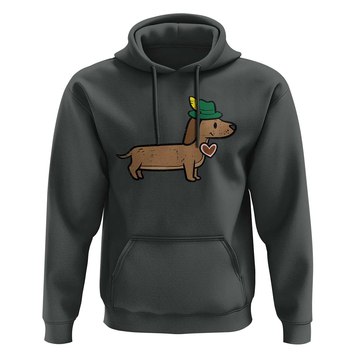Oktoberfest Dachshund Hoodie Cute Sausage Dog German Munich - Wonder Print Shop