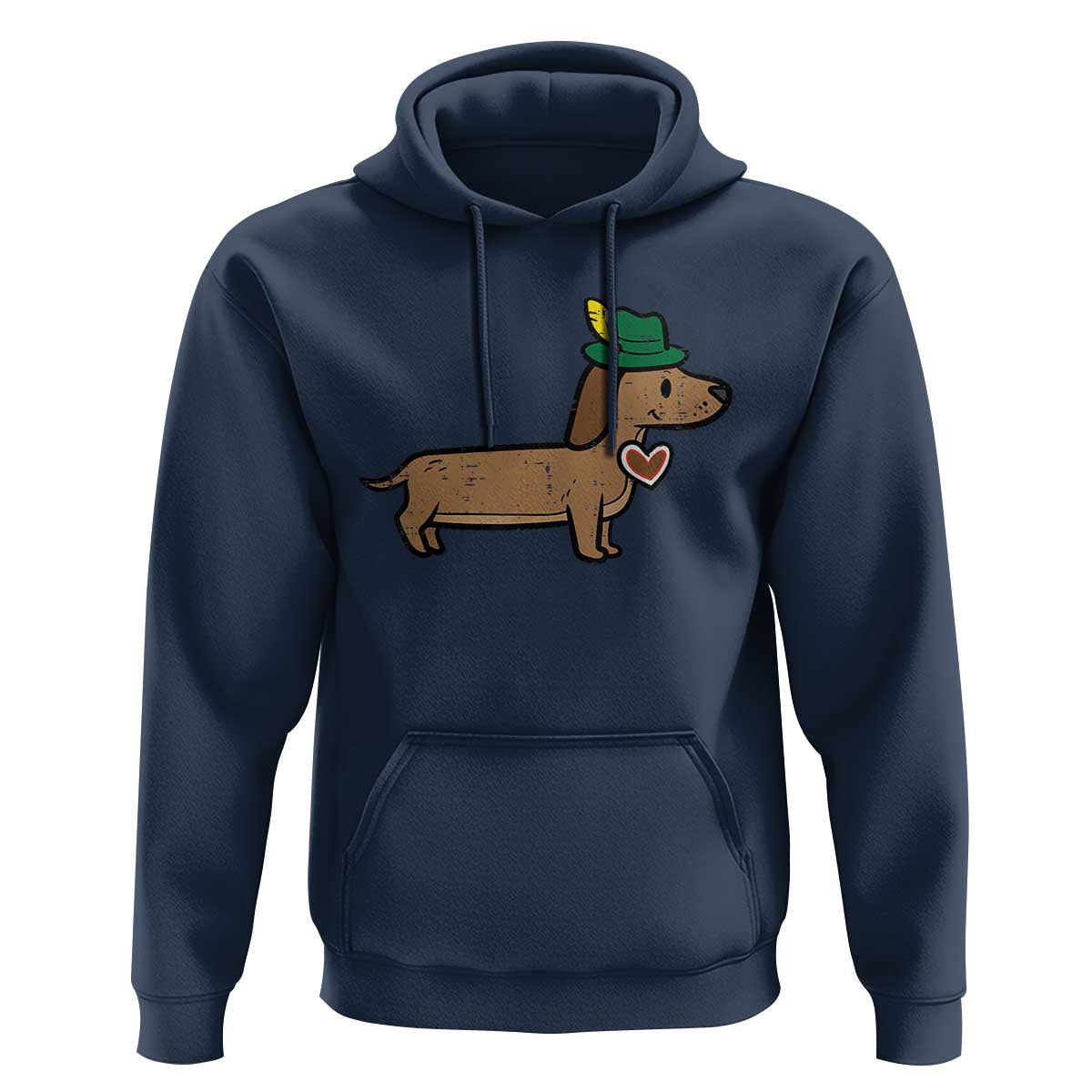 Oktoberfest Dachshund Hoodie Cute Sausage Dog German Munich - Wonder Print Shop