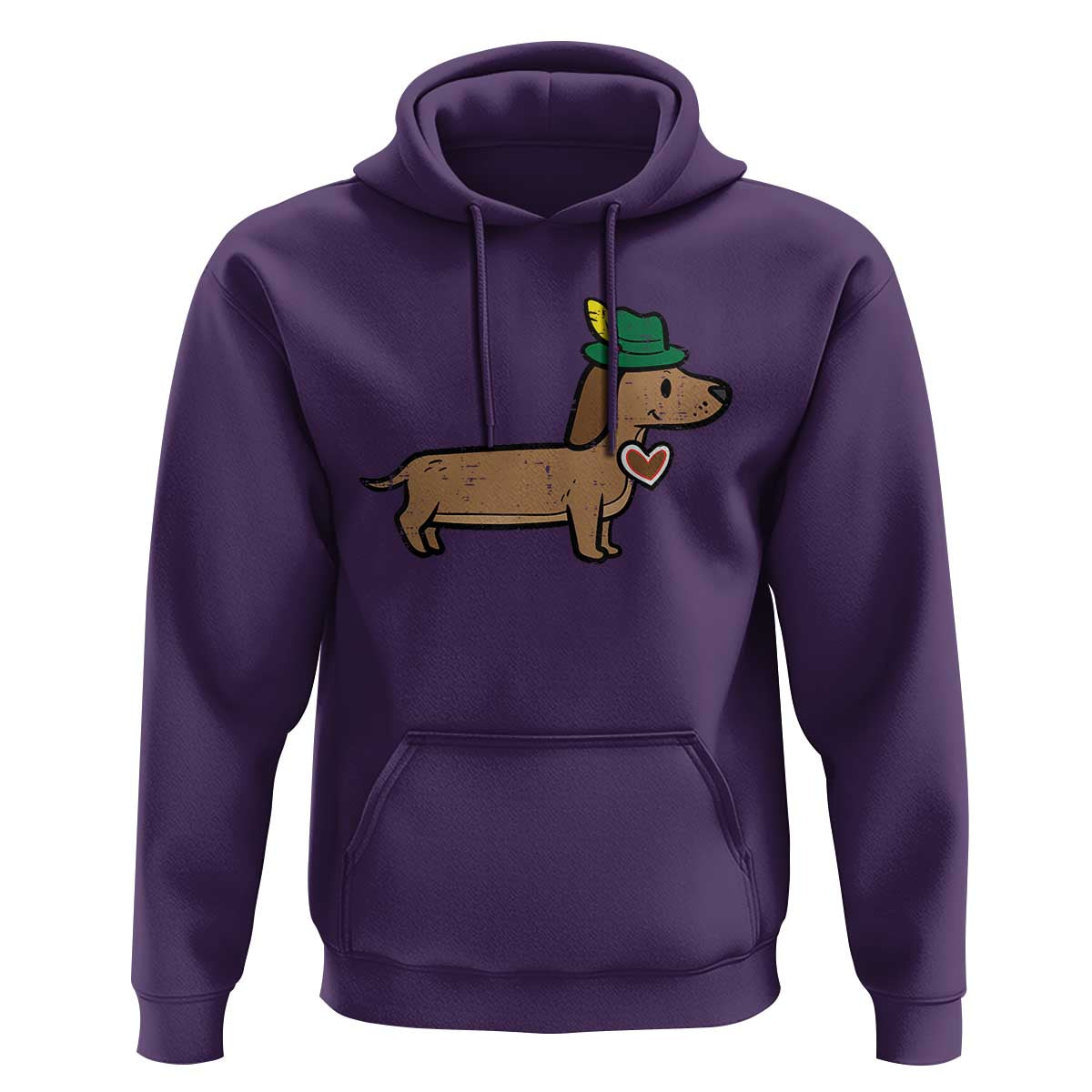 Oktoberfest Dachshund Hoodie Cute Sausage Dog German Munich - Wonder Print Shop
