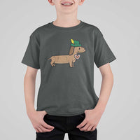 Oktoberfest Dachshund T Shirt For Kid Cute Sausage Dog German Munich - Wonder Print Shop
