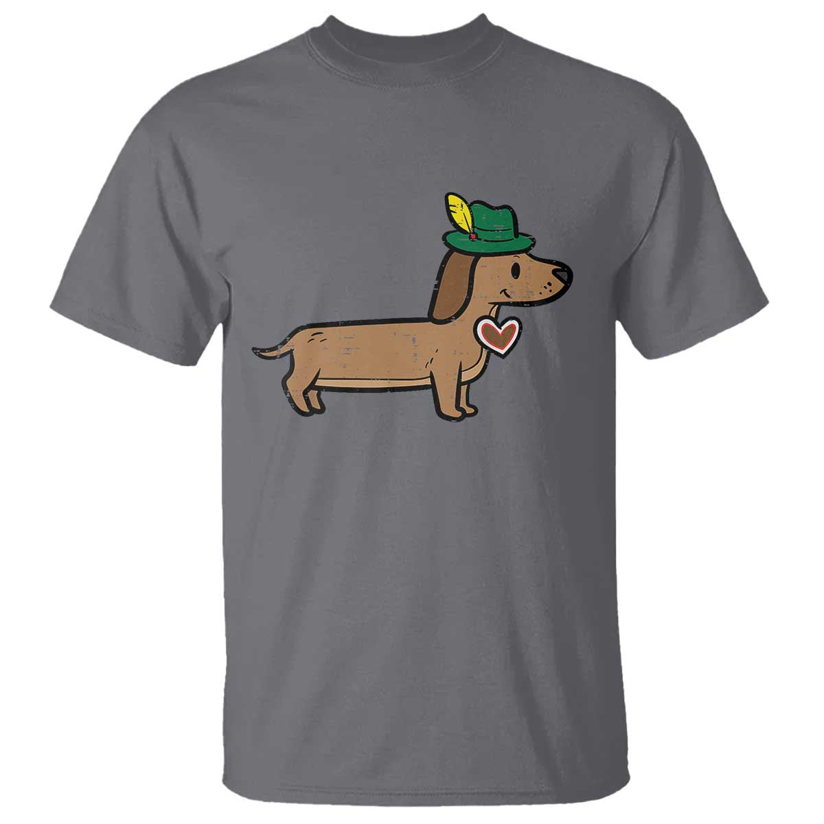 Oktoberfest Dachshund T Shirt Cute Sausage Dog German Munich - Wonder Print Shop