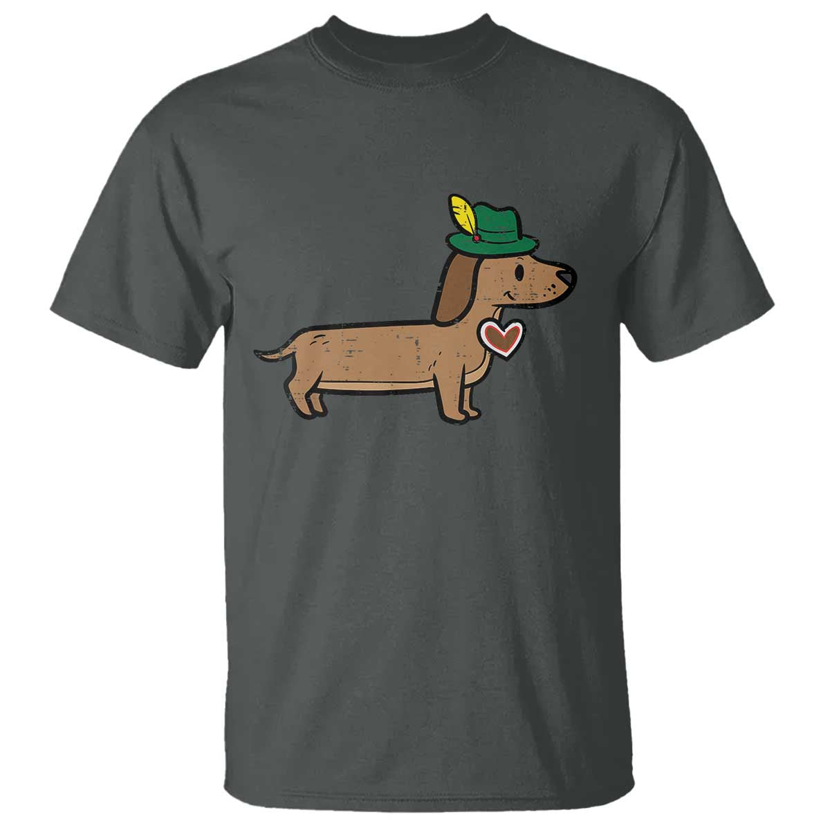 Oktoberfest Dachshund T Shirt Cute Sausage Dog German Munich - Wonder Print Shop