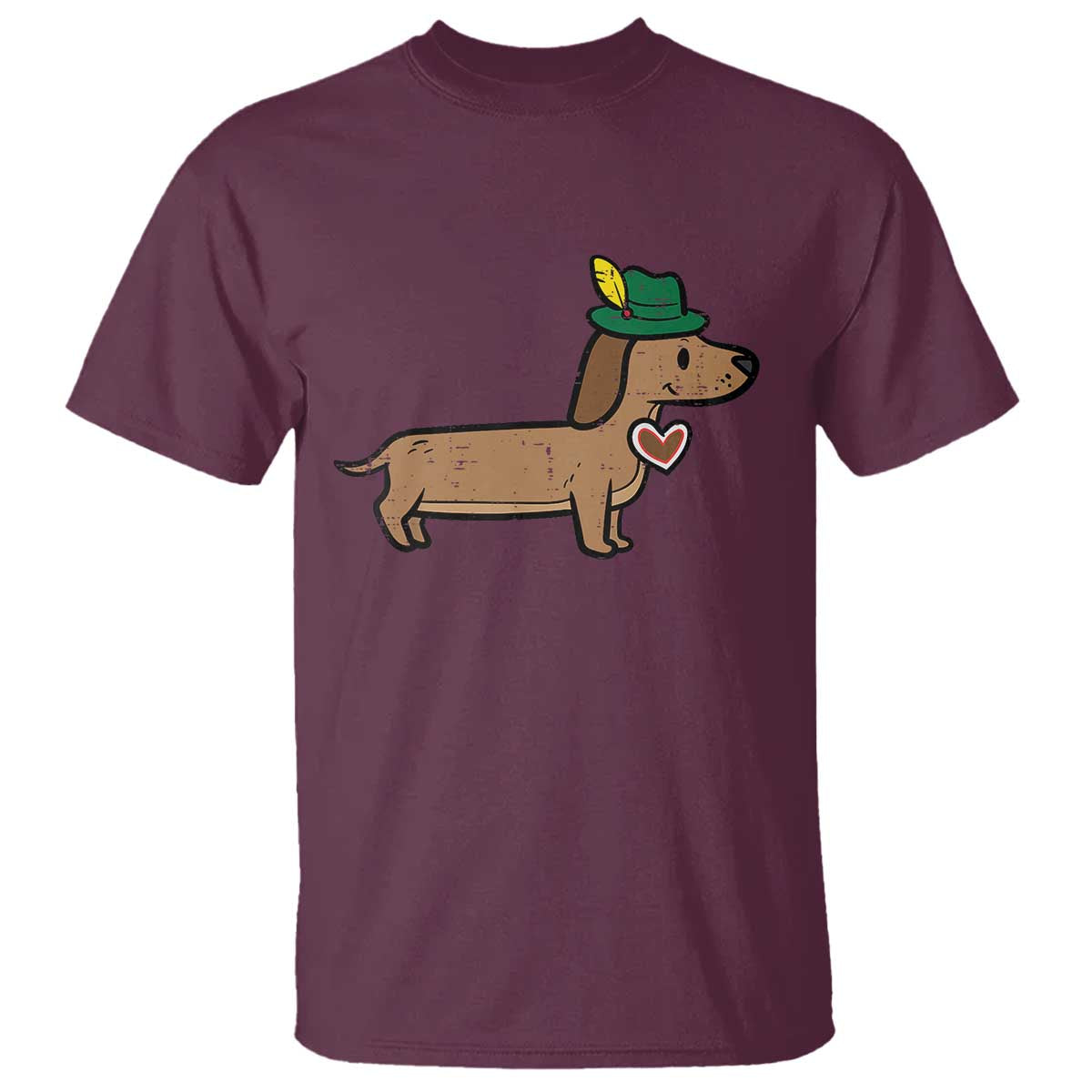Oktoberfest Dachshund T Shirt Cute Sausage Dog German Munich - Wonder Print Shop