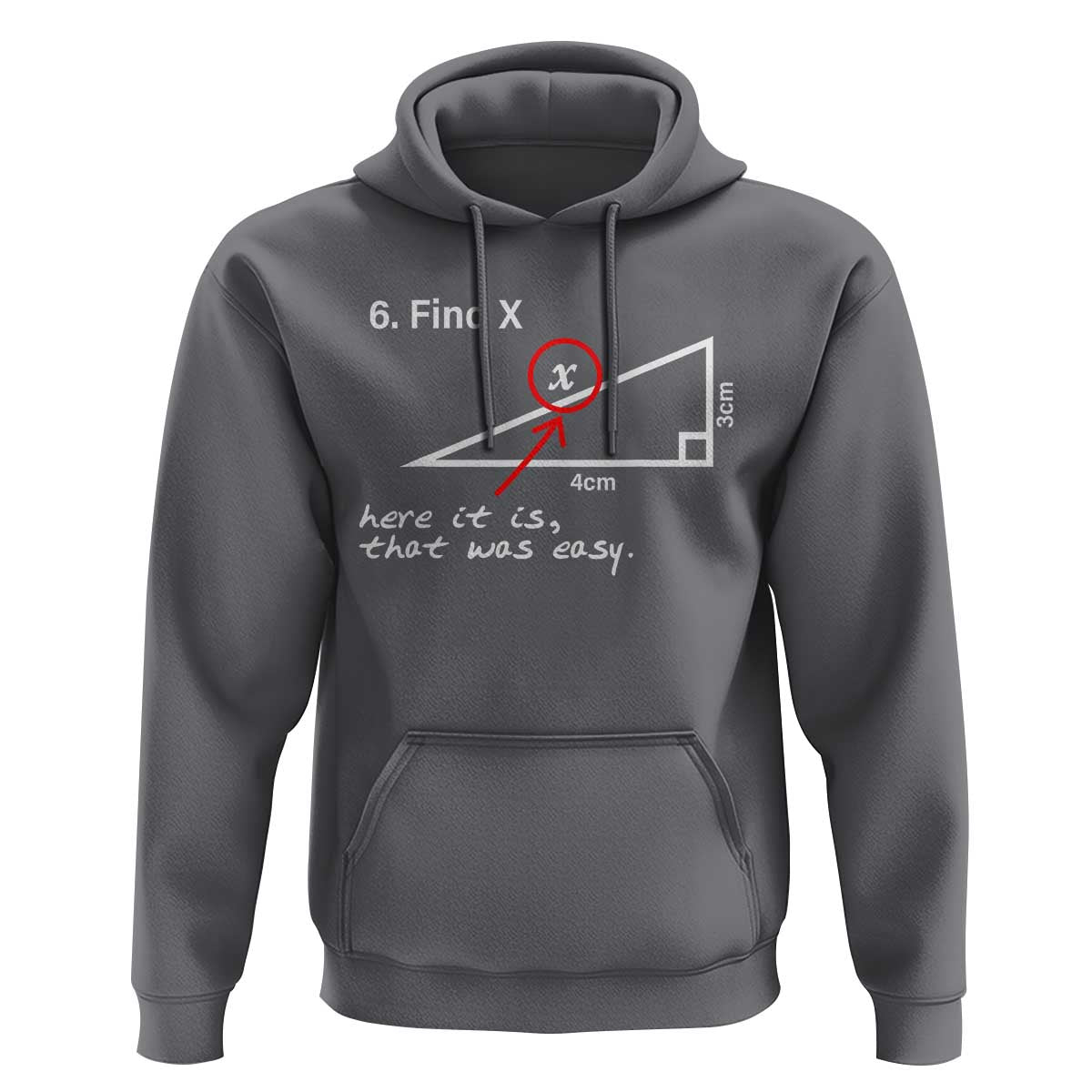 Funny Math Hoodie Find X Here It Is That Was Easy - Wonder Print Shop
