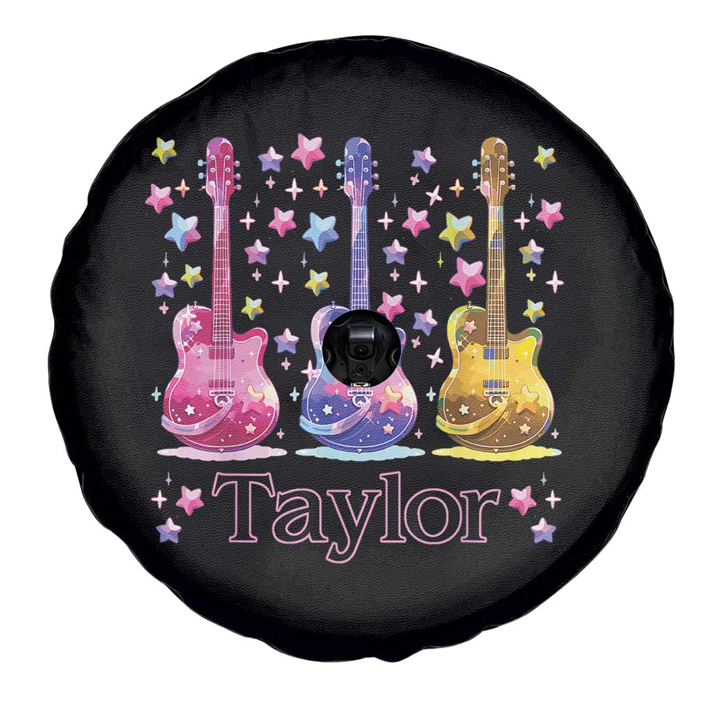 Taylor Name Spare Tire Cover Retro Groovy 70s 80s