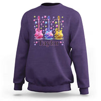 Taylor Name Sweatshirt Retro Groovy 70s 80s - Wonder Print Shop
