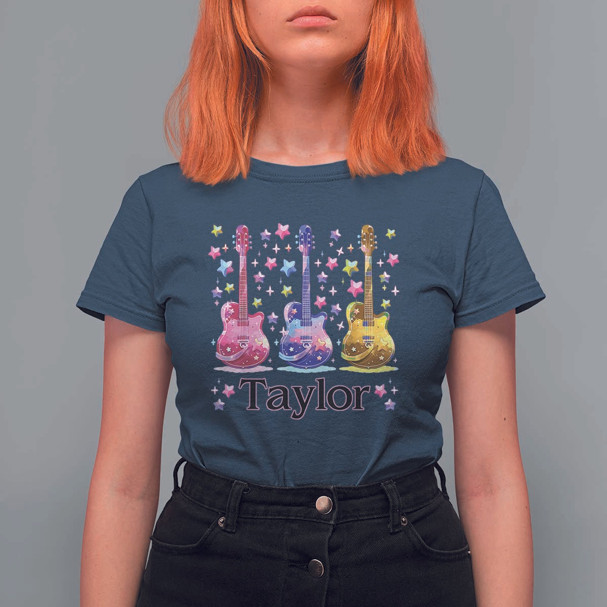 Taylor Name T Shirt For Women Retro Groovy 70s 80s - Wonder Print Shop