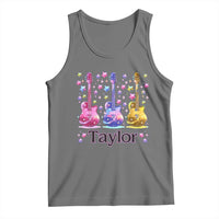 Taylor Name Tank Top Retro Groovy 70s 80s