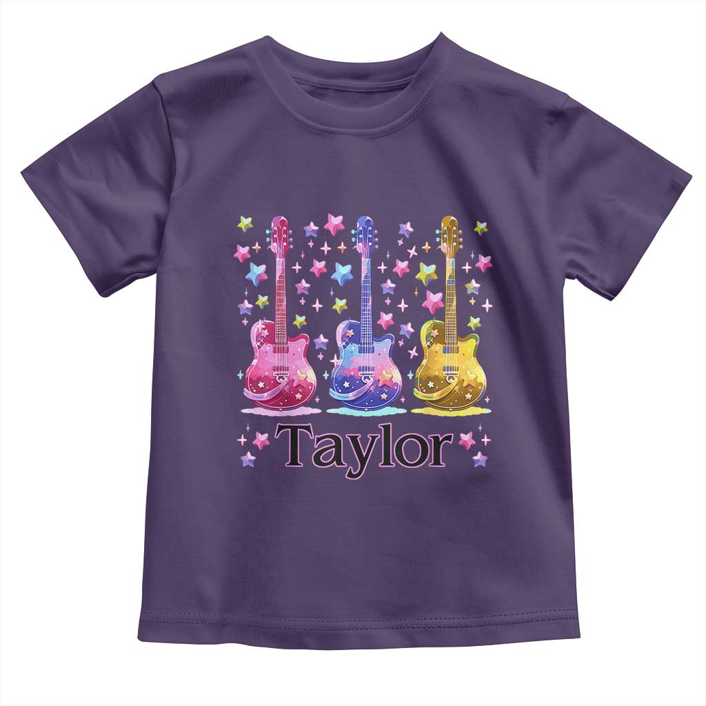 Taylor Name Toddler T Shirt Retro Groovy 70s 80s