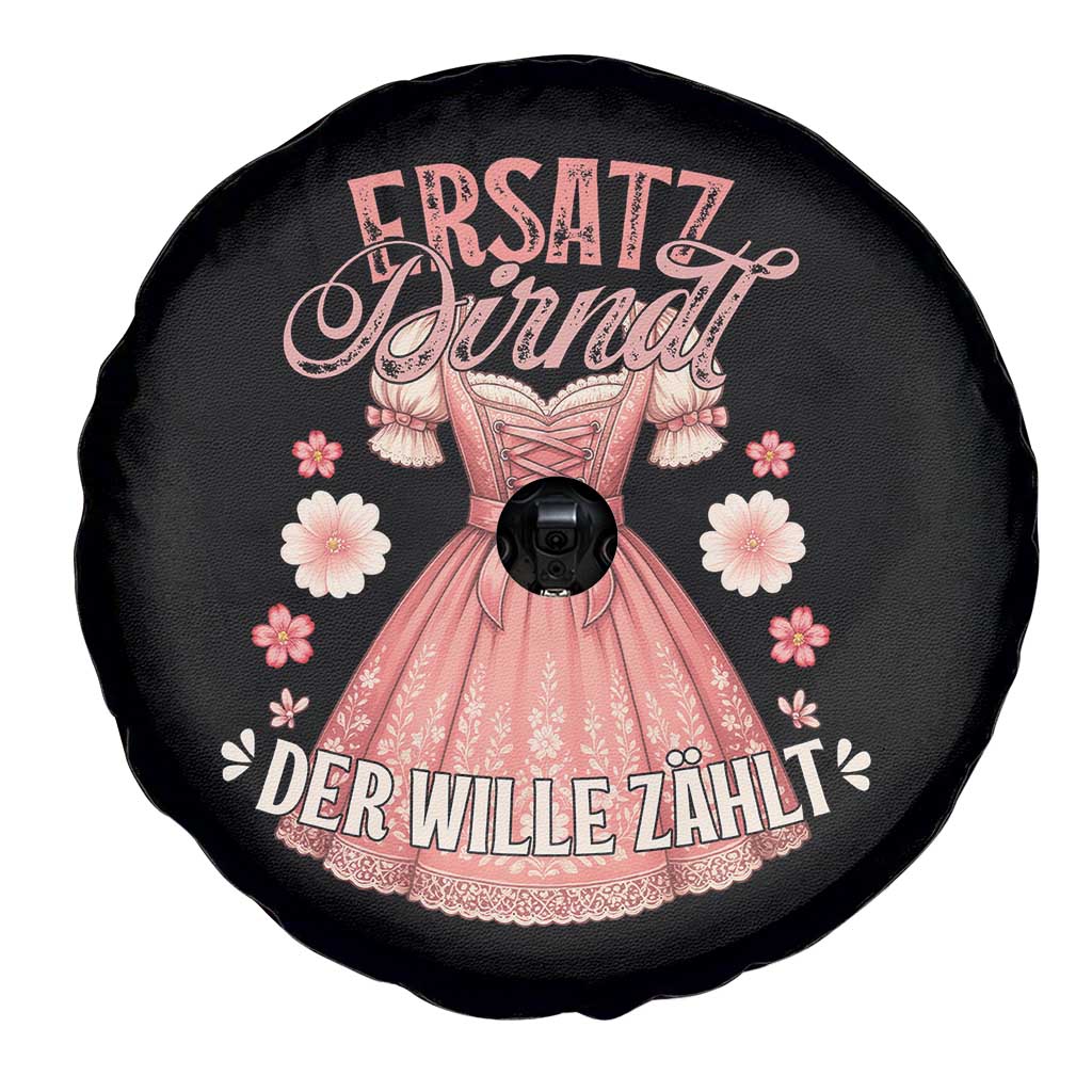 Funny Ersatz Backup Dirndl Oktoberfest Spare Tire Cover Der Wille Zahlt Bavarian Festival Costume Humor - Wonder Print Shop