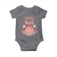 Funny Ersatz Backup Dirndl Oktoberfest Baby Onesie Der Wille Zahlt Bavarian Festival Costume Humor - Wonder Print Shop