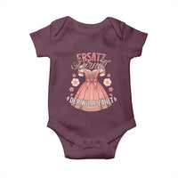 Funny Ersatz Backup Dirndl Oktoberfest Baby Onesie Der Wille Zahlt Bavarian Festival Costume Humor - Wonder Print Shop