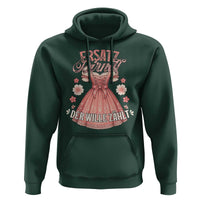 Funny Ersatz Backup Dirndl Oktoberfest Hoodie Der Wille Zahlt Bavarian Festival Costume Humor - Wonder Print Shop