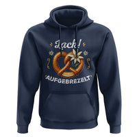 Zack Aufgebrezelt Oktoberfest Hoodie Dress Up Funny Pretzel Edelweiss Bavarian Festival - Wonder Print Shop