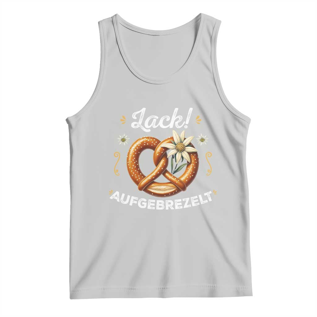 Zack Aufgebrezelt Oktoberfest Tank Top Dress Up Funny Pretzel Edelweiss Bavarian Festival - Wonder Print Shop