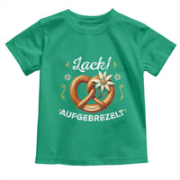 Zack Aufgebrezelt Oktoberfest Toddler T Shirt Dress Up Funny Pretzel Edelweiss Bavarian Festival - Wonder Print Shop