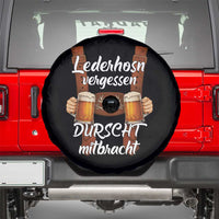 Lederhosen Forgotten Oktoberfest Spare Tire Cover Durscht Mitbracht Funny Beer Drinking - Wonder Print Shop