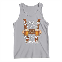 Lederhosen Forgotten Oktoberfest Tank Top Durscht Mitbracht Funny Beer Drinking - Wonder Print Shop