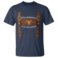 Funny Lederhosen Costume Alternative for Oktoberfest T Shirt Mei Lederhosn Is In Da Wasch - Wonder Print Shop