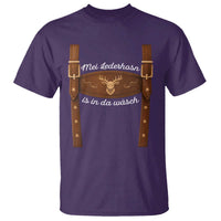 Funny Lederhosen Costume Alternative for Oktoberfest T Shirt Mei Lederhosn Is In Da Wasch - Wonder Print Shop