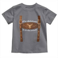 Funny Lederhosen Costume Alternative for Oktoberfest Toddler T Shirt Mei Lederhosn Is In Da Wasch - Wonder Print Shop