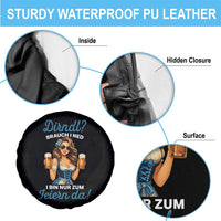 Funny Beer Girl Oktoberfest Spare Tire Cover Dirndle I Bin Nur Zum Feiern Da Party - Wonder Print Shop