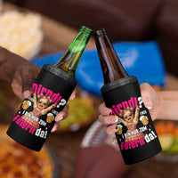 Funny Cute Girl Oktoberfest 4 in 1 Can Cooler Tumbler Dirndle I Bin Nur Zum Feiern Da Party - Wonder Print Shop