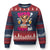 Funny Cute Girl Oktoberfest Ugly Christmas Sweater Dirndle I Bin Nur Zum Feiern Da Party - Wonder Print Shop