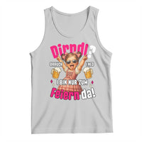 Funny Cute Girl Oktoberfest Tank Top Dirndle I Bin Nur Zum Feiern Da Party - Wonder Print Shop