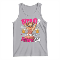 Funny Cute Girl Oktoberfest Tank Top Dirndle I Bin Nur Zum Feiern Da Party - Wonder Print Shop