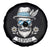 Bavarian Skull Servus Oktoberfest Spare Tire Cover Cool Alpine Hat Tyrolean German Tradition Style - Wonder Print Shop