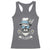 Bavarian Skull Servus Oktoberfest Racerback Tank Top Cool Alpine Hat Tyrolean German Tradition Style - Wonder Print Shop
