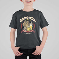 Oktoberfest Munchen T Shirt For Kid Munich Since 1810 Bavarian Lion and Beer - Wonder Print Shop